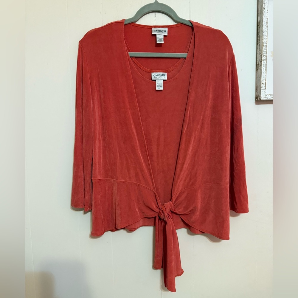 Chico's Vibrant Layering Top